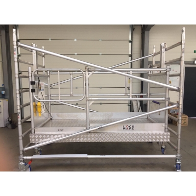 Rusztowanie aluminiowe przejezdne Lockhard AluLIFT Seria S (wys. rob. 6,00m)